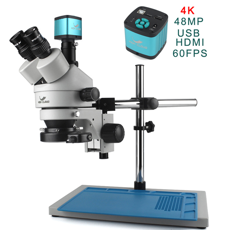 Simul-Focal Industrial Microscope 4K Hdmi - 4K 48MP HDMI камера набор 3,5X