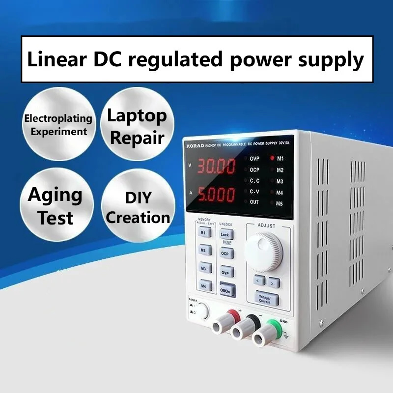 High Precision Dc Power Supply 30V 10A - Линейный стабилизированный источник питания постоянного тока