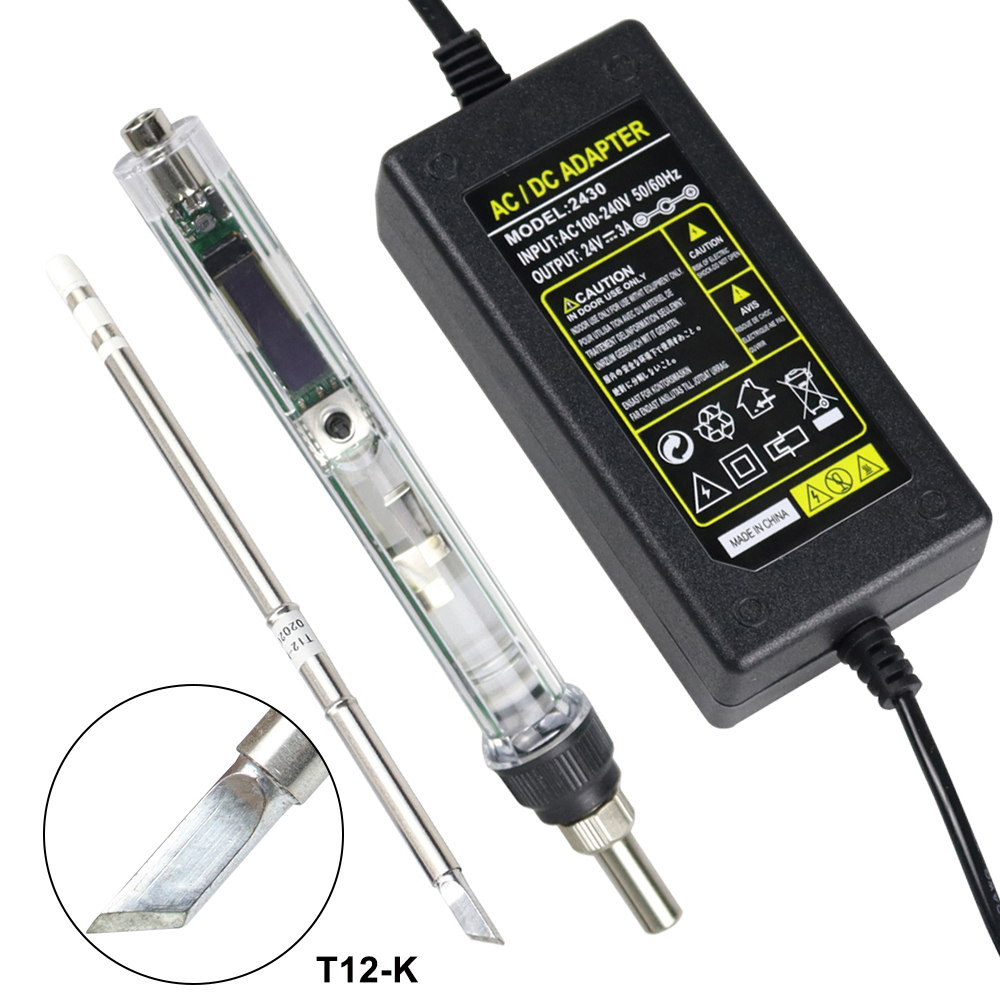 T12 Soldering Station Oled - T12 комплект электрического паяльника постоянного тока