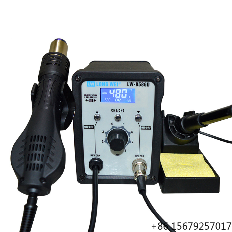 2 In 1 Soldering Rework Station 750W - LW-8586D 2 в 1, 750 Вт,