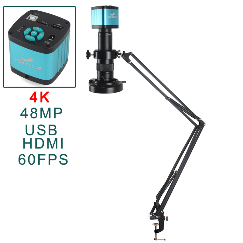 4K Microscope Camera Sony Sensor - 48MP 4K HDMI USB видео цифровой