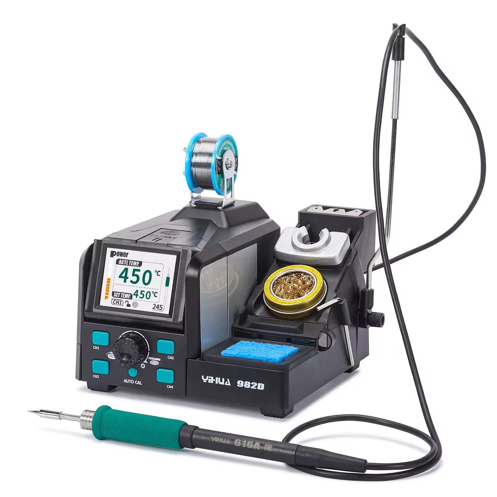 C210 Precision Soldering Station - Цифровая паяльная станция 982D с быстрым