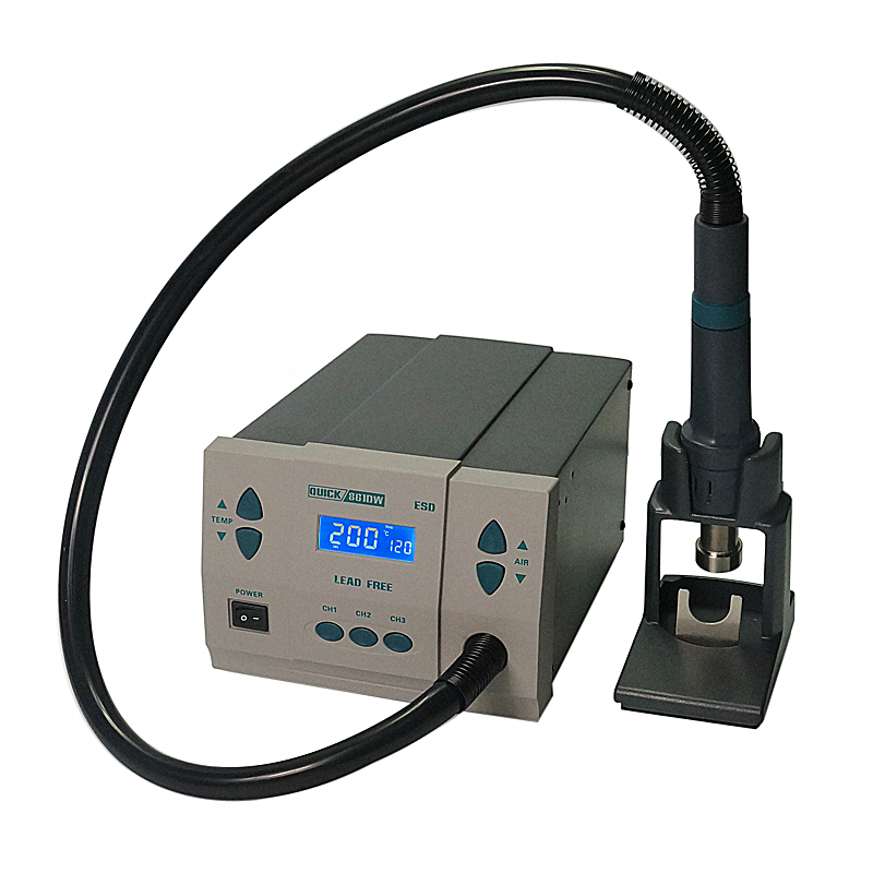 Hot Air Rework Station 861Dw - Паяльная станция QUICK 861DW с термофеном,
