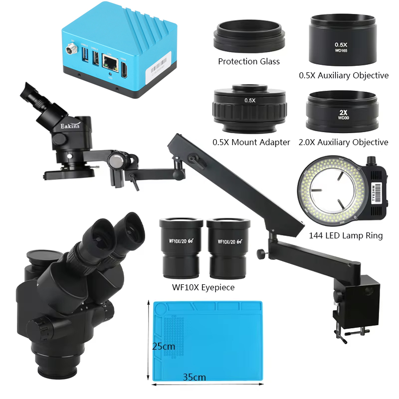 Simul-Focal Industrial Microscope 4K Hdmi - UHD 4K IMX334 HDMI цифровая видеокамера