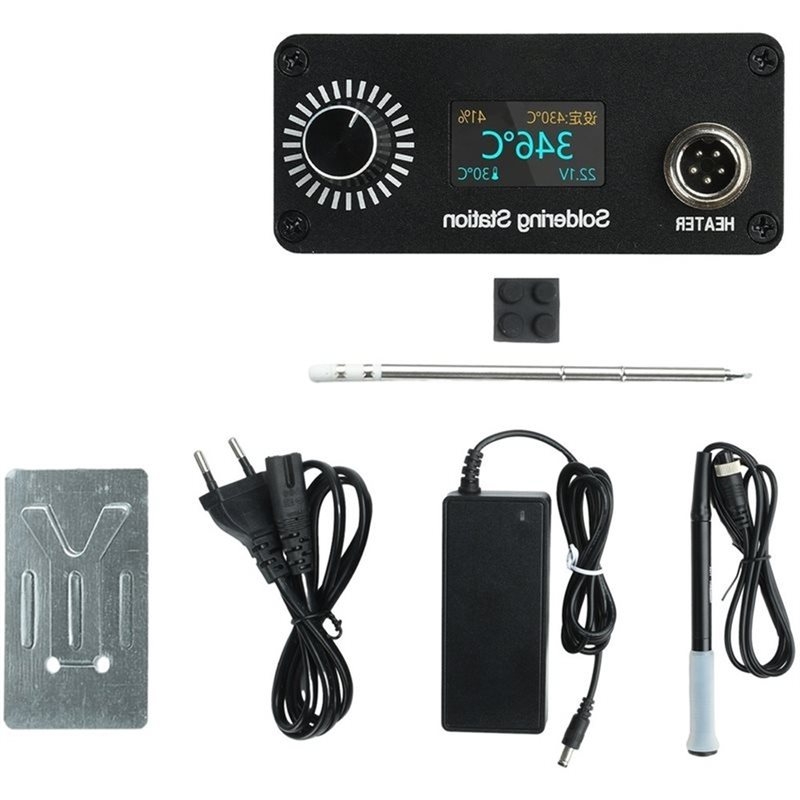 T12 Soldering Station Oled - Паяльная станция AB11-T12 для домашнего ремонта,