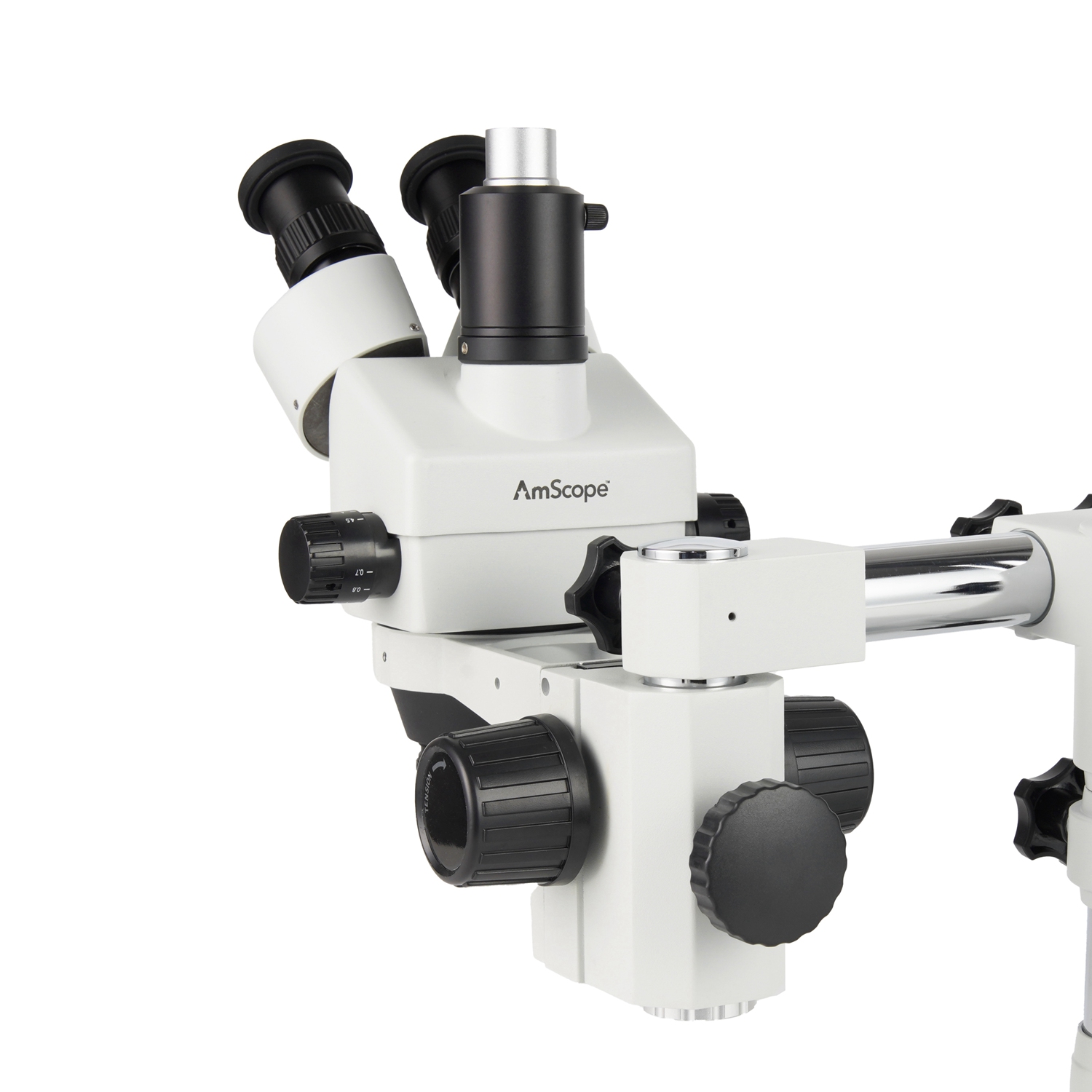 Trinocular Stereo Microscope 7X-45X - Тринокулярная стереомикроскопическая головка AmScope с зумом