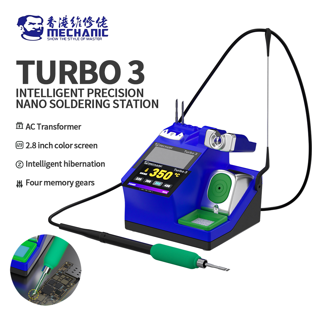 C210 Precision Soldering Station - MECHANIC Turbo 3 150 Вт интеллектуальная