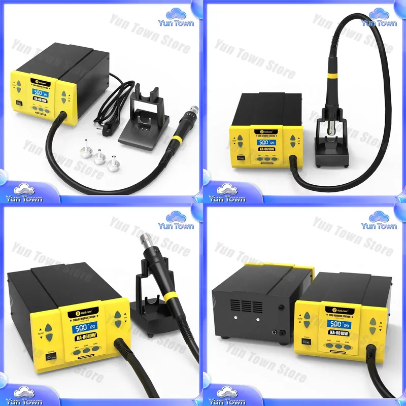 Hot Air Rework Station 861Dw - Паяльная станция Kailiwei 861DW с цифровым