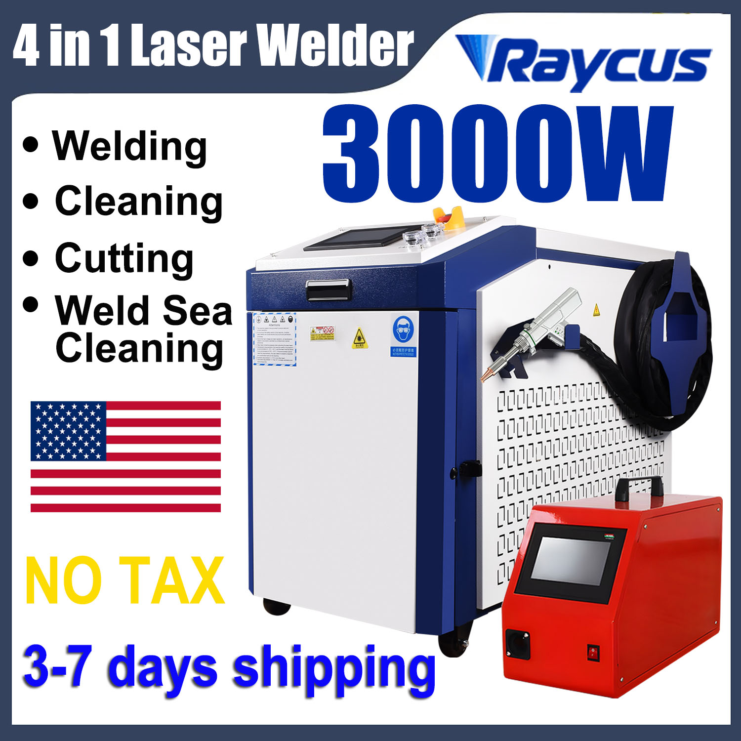 Laser Soldering Machine Handheld - Многофункциональный ручной волоконный лазерный аппарат Raycus