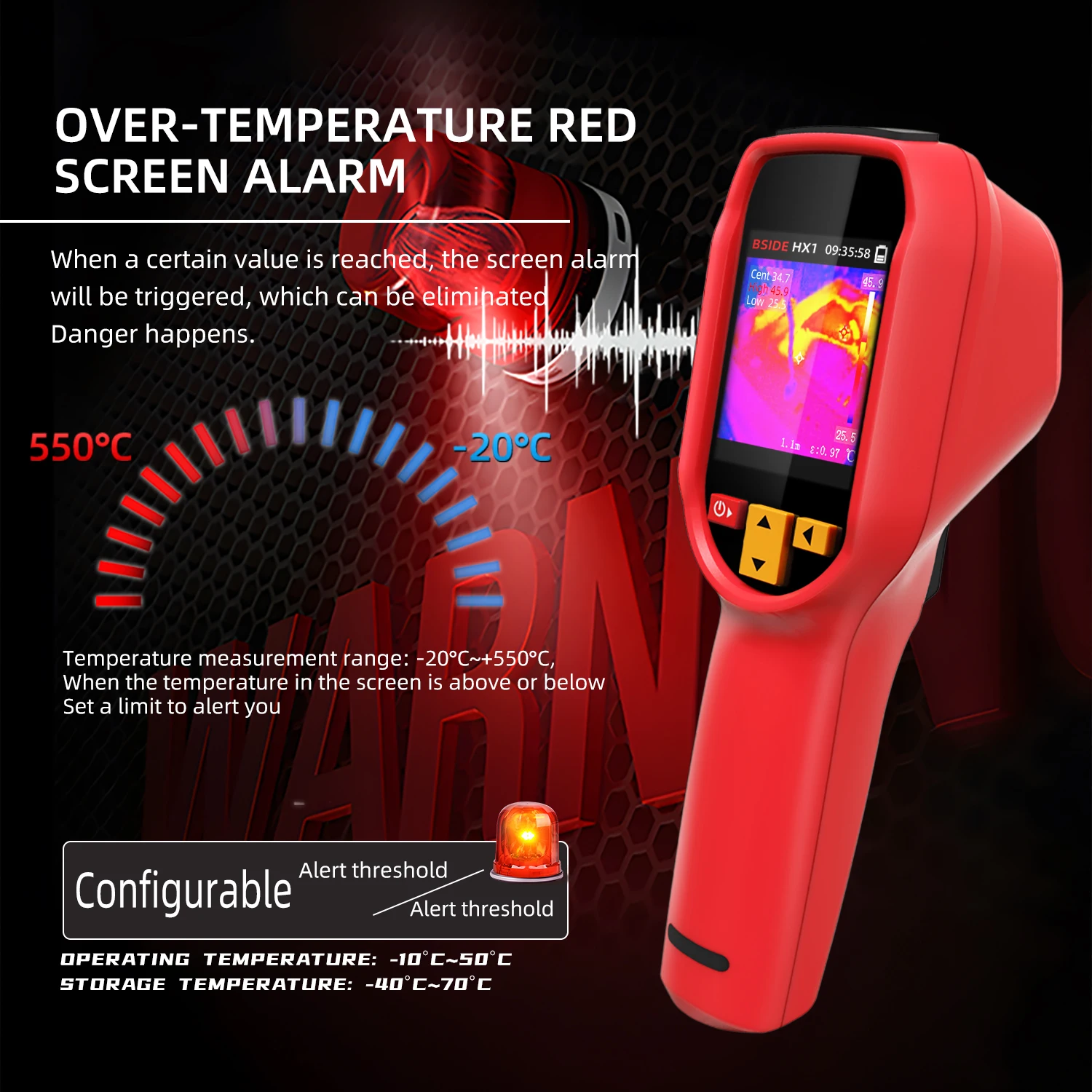 Thermal Imaging Camera Pcb Repair - Тепловизор BSIDE HX1 240X240, инфракрасный измеритель