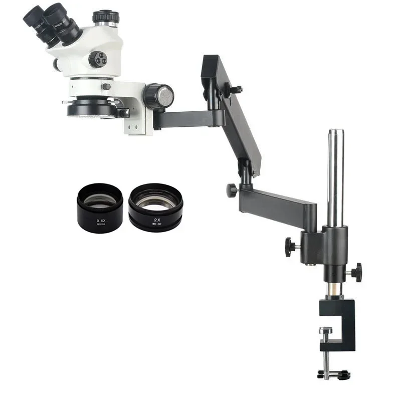 Articulating Arm Boom Stand Microscope - Новый 2026: Стереомикроскоп с гибким шарнирным
