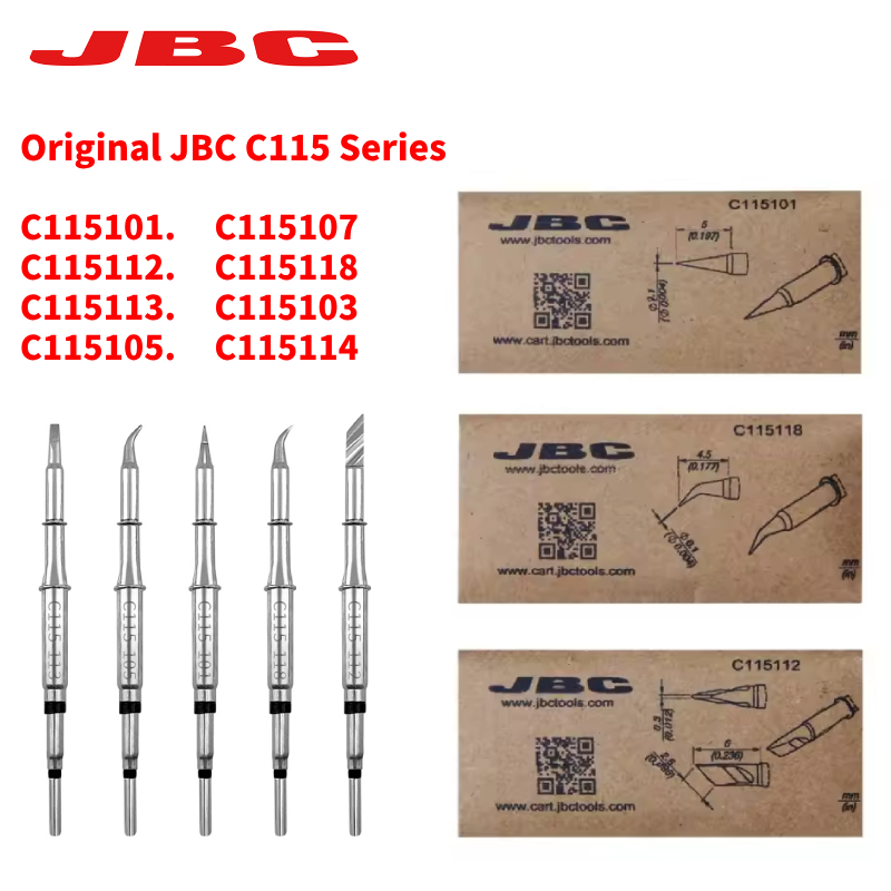 C115 Nano Soldering Iron Station - Наконечник для паяльника JBC C115, прецизионные