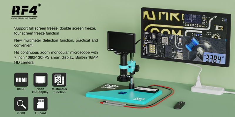 1080P 4K HDMI USB промышленный – обзор и цена Simul-Focal Industrial Microscope 4K Hdmi
