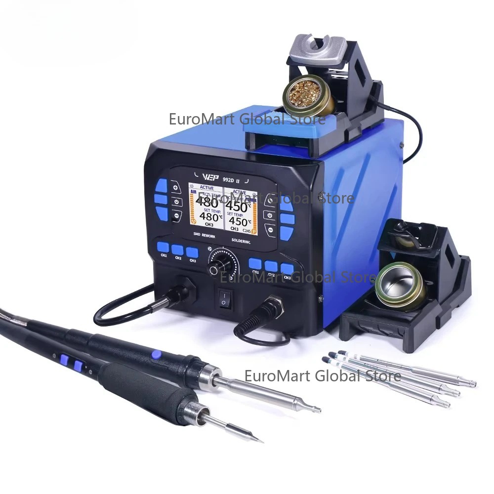 Паяльная станция 992D-II 2-в-1 – обзор и цена C210 Precision Soldering Station