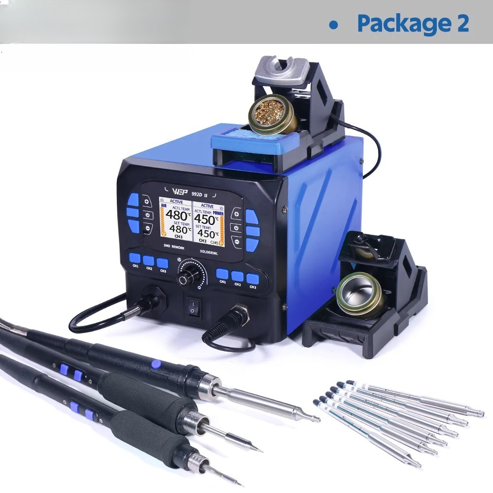 Паяльная станция 992D-II 2-в-1 – обзор и цена C210 Precision Soldering Station