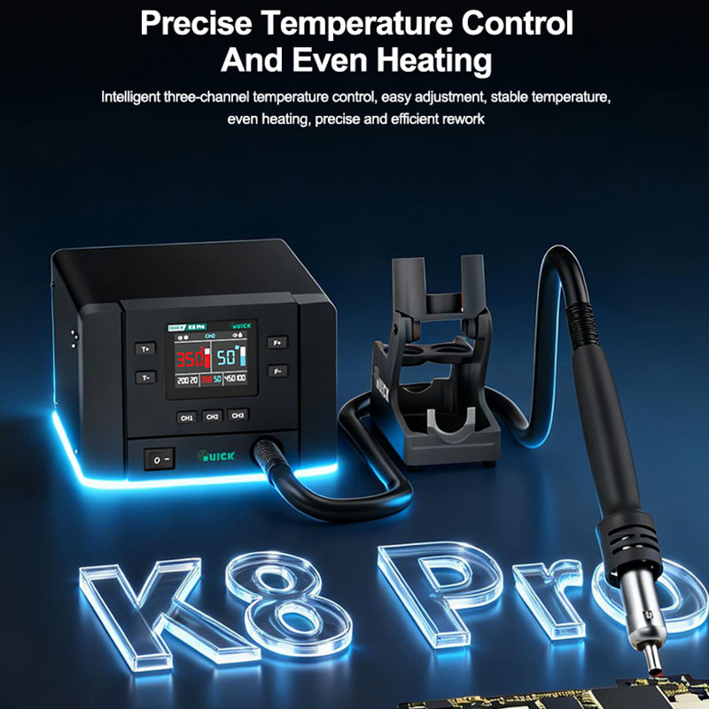 Паяльная станция QUICK K8 Pro  – обзор и цена Infrared Bga Rework Station