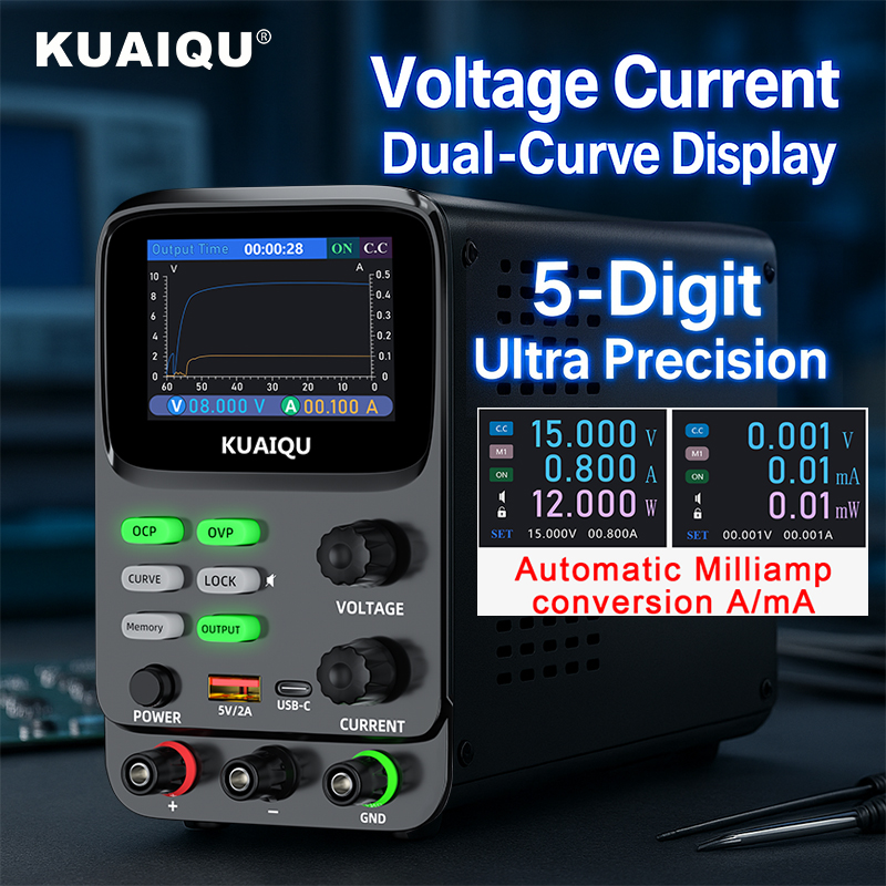 KUAIQU 5-цифровой ультраточный – обзор и цена High Precision Dc Power Supply 30V 10A