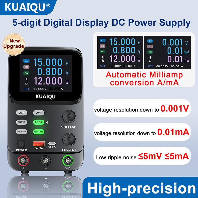 KUAIQU 5-цифровой ультраточный – обзор и цена High Precision Dc Power Supply 30V 10A