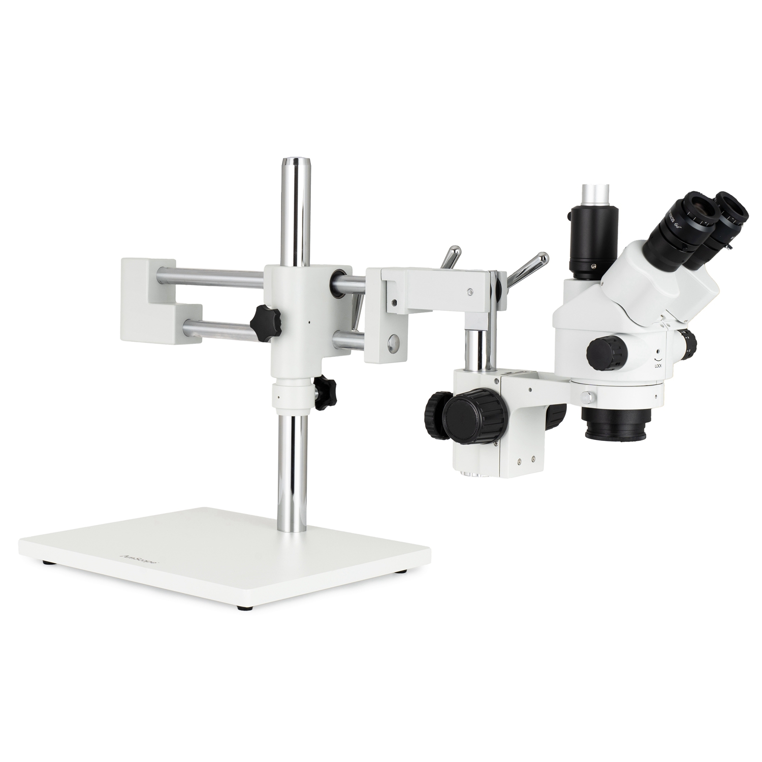 Стереомикроскоп AmScope с 7-кр – обзор и цена Trinocular Stereo Microscope 7X-45X