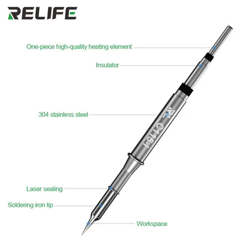 RELIFE C115-K/I/IS наноуровнев – обзор и цена C115 Nano Soldering Iron Station