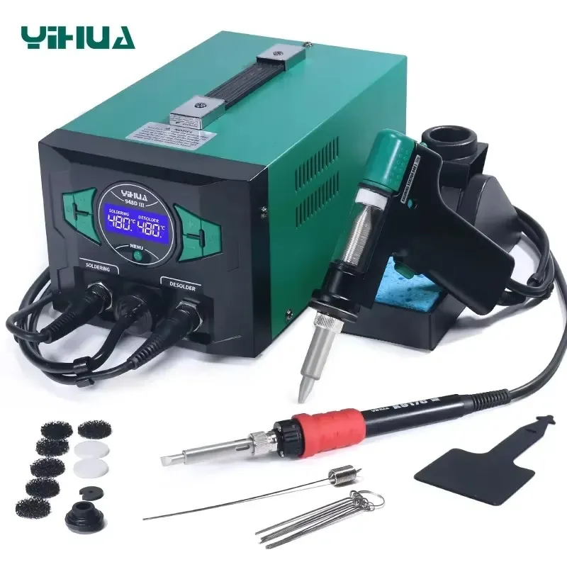Новейшая электрическая паяльна – обзор и цена Desoldering Pump Electric Vacuum Station
