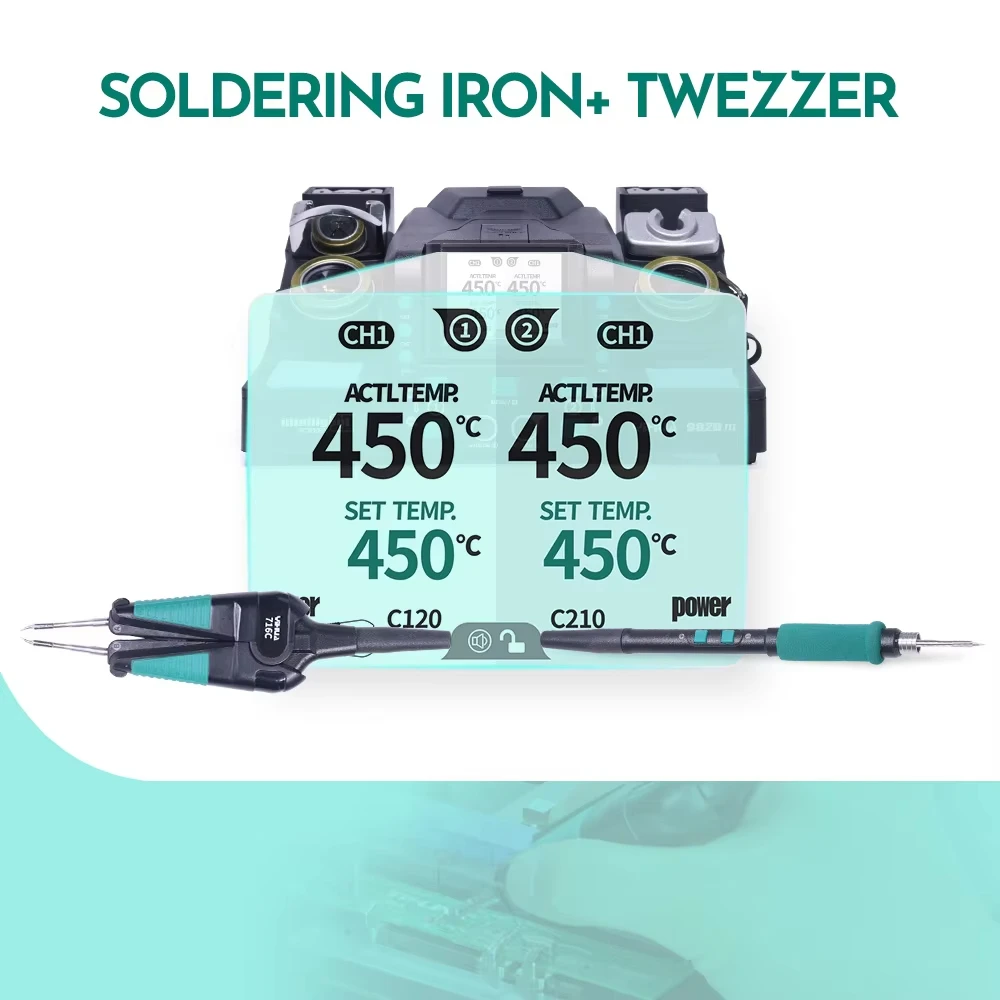 Паяльная станция 2-в-1 2026 SE – обзор и цена C210 Precision Soldering Station