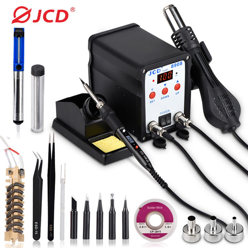 Паяльная станция JCD 2 в 1, св – обзор и цена 2 In 1 Soldering Rework Station 750W