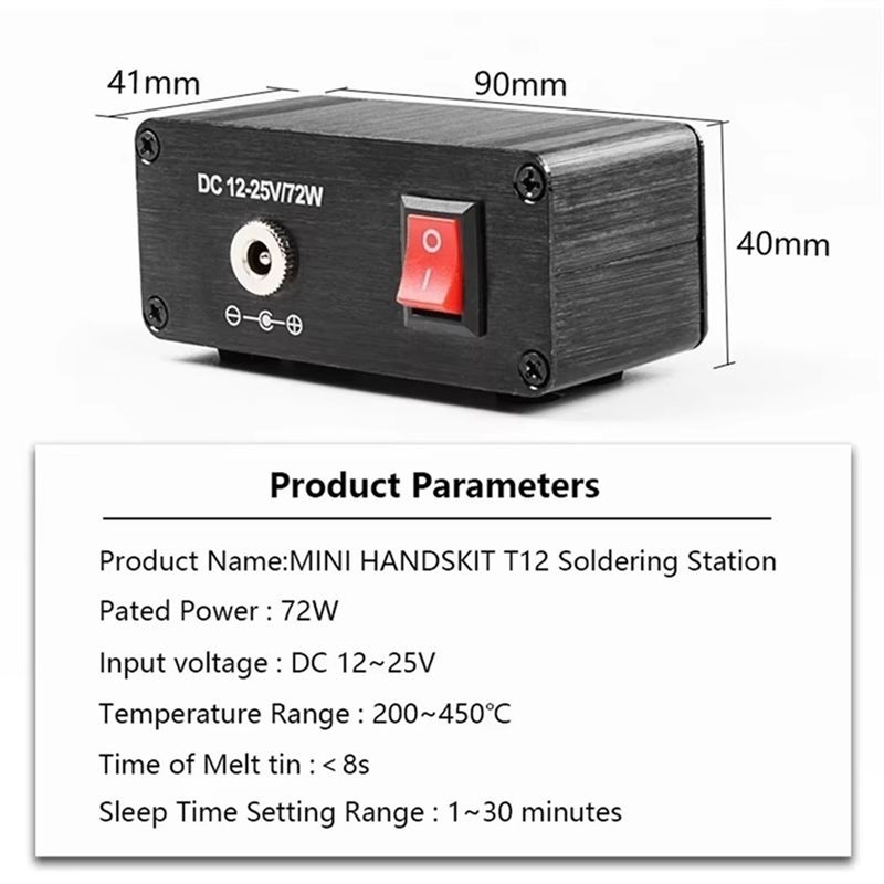 Паяльная станция AB11-T12 для  – обзор и цена T12 Soldering Station Oled