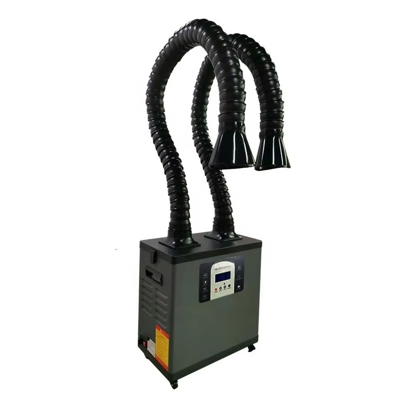 C200Y Портативный высокомощный – обзор и цена Fume Extractor Soldering Dual Arm