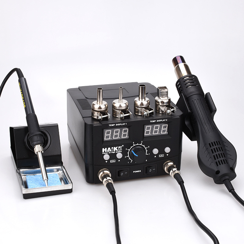 2 в 1 750 Вт светодиодная цифр – обзор и цена 2 In 1 Soldering Rework Station 750W