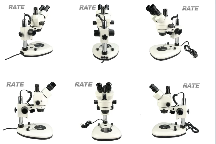 Промышленный тринокулярный опт – обзор и цена Trinocular Stereo Microscope 7X-45X