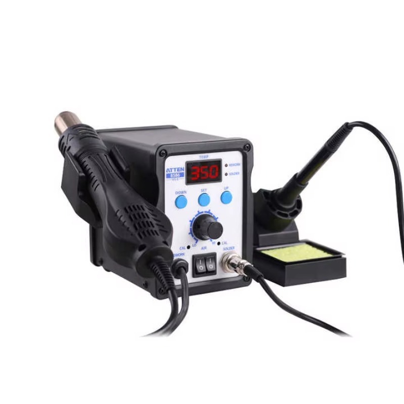 Паяльная станция ATTEN AT8586  – обзор и цена 2 In 1 Soldering Rework Station 750W