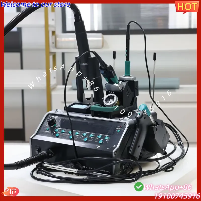 Паяльная станция YIHUA-948D IV – обзор и цена Desoldering Pump Electric Vacuum Station