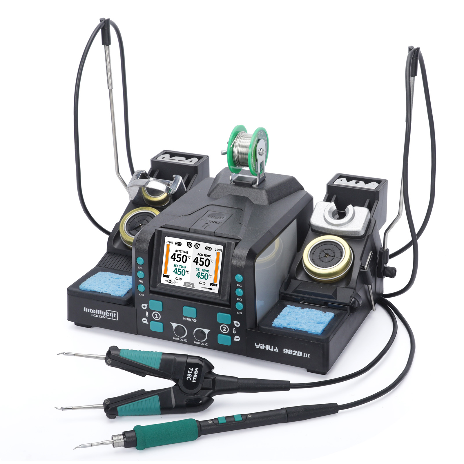 Паяльная станция YIHUA 982D-II – обзор и цена C210 Precision Soldering Station