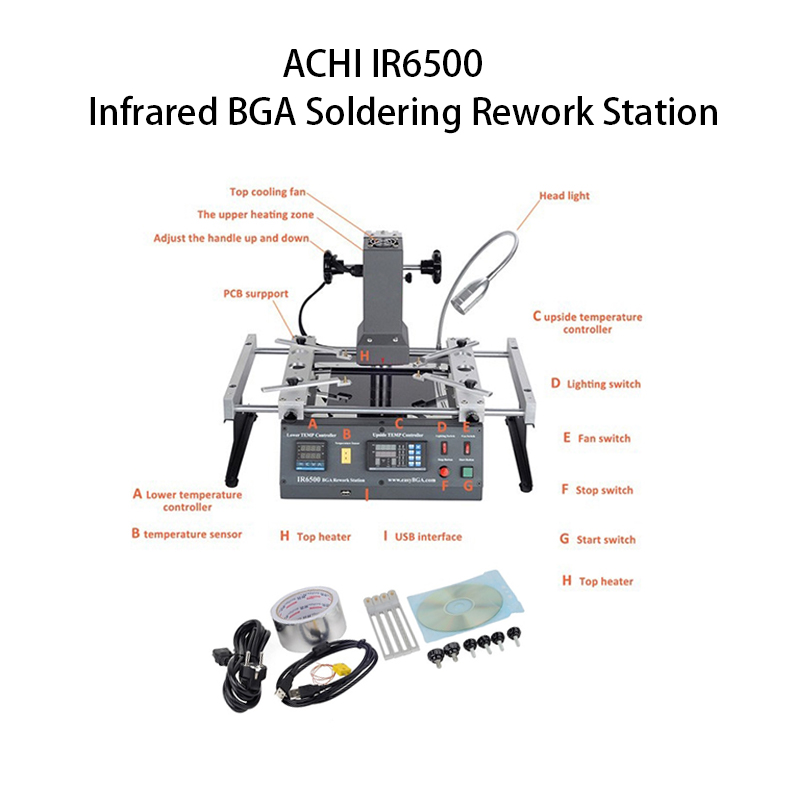 ACHI IR6500 Инфракрасная паяль – обзор и цена Infrared Bga Rework Station