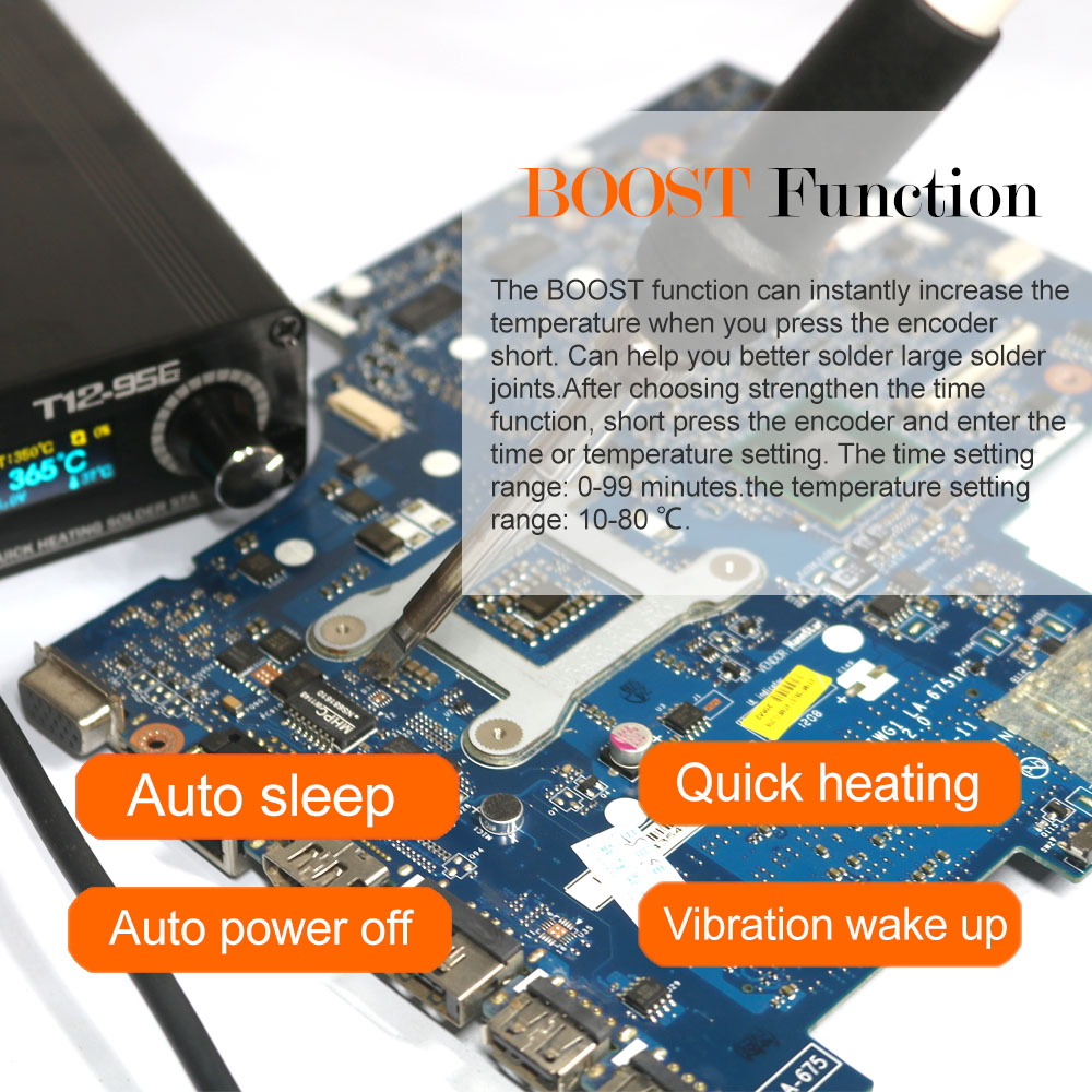 Цифровая паяльная станция QUEC – обзор и цена T12 Soldering Station Oled