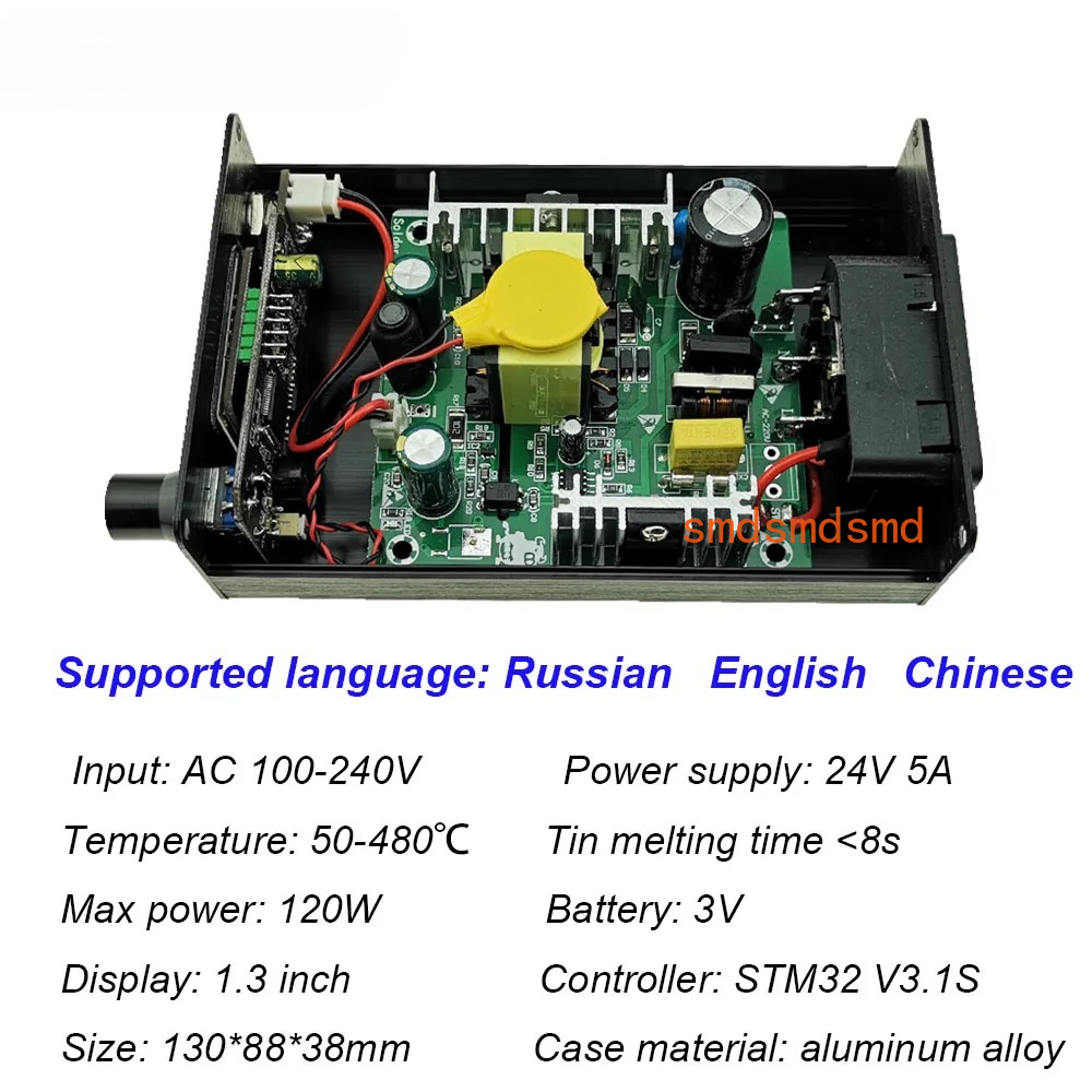 Паяльная станция STM32 V3.1S T – обзор и цена T12 Soldering Station Oled