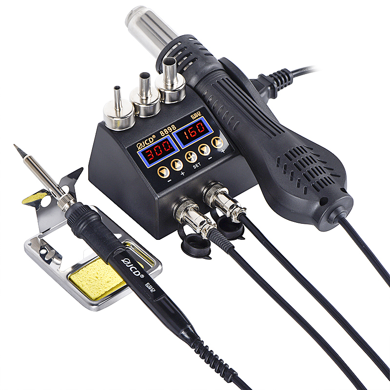 Паяльная станция JCD 2-в-1 889 – обзор и цена 2 In 1 Soldering Rework Station 750W