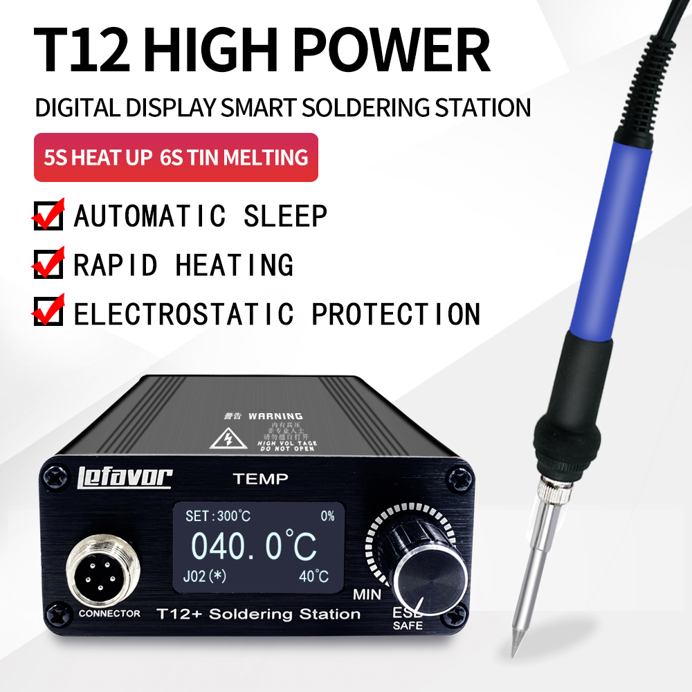 Паяльная станция T12 +, паяльн – обзор и цена T12 Soldering Station Oled
